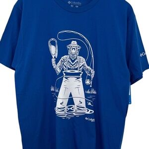 Columbia PFG Bigfoot Fly Fishing Graphic T-Shirt Men’s XL